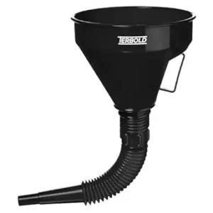 318r3C2RkjL._SX342_SY445_QL70_FMwebp_ Automotive Flex Funnel with Hose | Wide Mouth Flexible Oil Funnel for Automotive Use - Gas, Transmission Fluid, Car Fuel, Oil Change (Black)