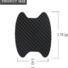 51Frl91X4oL._AC_SY450_ 4PCS Sticker, Carbon Fiber Anti-Scratches Car Door Cup Protector, Non-Marking Auto Door Handle Protective Film, Universal for Most Car Handles (Black/4PCS)