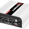 Taramps TS 400x4 400 watts RMS 4 Channels Full Range Car Audio Amplifier, 2 Bridged Channels, RCA Input Class D, Output Power, Multichannel Amplifier System, Small - TS400X4
