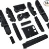 Interior Silicone Liner Insert Custom Fit for Tacoma 2024-2026, Silicone Organizer Tray for Tacoma Gen 4th Double Cab only - Fully Covered - for Tacoma Accessories