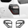 JWWY Tail Light Cover for Toyota 4Runner 2014–2023, Rear Light Lamp Protective Guard Trim Exterior Accessories,2pcs Black