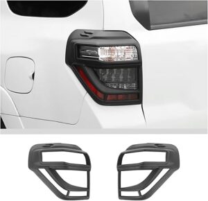 61BclP6r+DL._AC_SY450_ JWWY Tail Light Cover for Toyota 4Runner 2014–2023, Rear Light Lamp Protective Guard Trim Exterior Accessories,2pcs Black