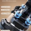 JOYROOM Motorcycle Phone Mount Holder - [Dual Vibration Dampener] 150mph Anti-Shock Phone Holder for Motorcycle [Upgrade Metal Handlebar Clamp] - Bicycle Bike Phone Holder Mount for 4.7-7" Cell Phones