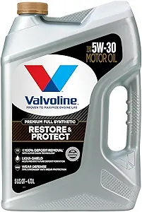 71dRhvw5BtL._AC_SY300_SX300_QL70_FMwebp_ Valvoline Restore & Protect Full Synthetic 5W-30 Motor Oil 5 Quart