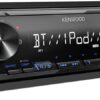 KENWOOD KMM-BT270U Bluetooth Digital Media Car Stereo Receiver with USB Port – AM/FM Radio, MP3 Player, High Contrast LCD, Detachable Face Plate, Single DIN, 13-Band EQ