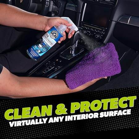 Chemical Guys Car Cleaning Kit - With Car Wash Soap, Wheel Cleaner, Total Interior, Car Wash Mitt - Interior and Exterior Wash Kit With Vehicle Cleaning and Detailing Accessories - 7 Item Kit