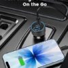 USB C Car Charger, 3-Port 67W Dual USB-C & USB-A Car Power Adapter PD/QC Fast Charging Cigarette Lighter for iPhone 17/16/15/14/13/12/11 Pro Max, iPad, Samsung Galaxy S25 S24/S23/S22, Pixel, Android