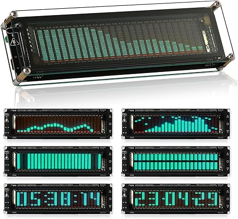 81XOG0NpT7L._AC_SY450_ Nobsound AK2515 Pro Audio Spectrum Analyzer with VFD Display, MIC Input & Advanced AGC - Precise Sound Level Meter for Musicians and Audio Enthusiasts