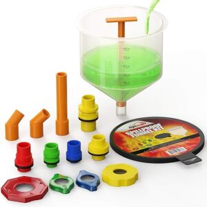 81kCkmaDP0L._SX522_ EPAuto Spill Proof Radiator Coolant Filling Funnel Kit
